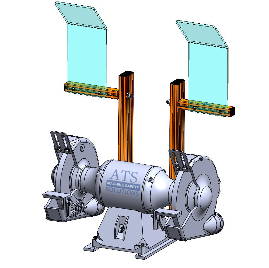 Grinder Shields / Buffer / Drum Sander Shields, Guard Assembly (Pair) — image 3