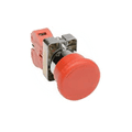 GS-109   STAND ALONE 22MM Red twist to release emergency stop button with (2) normally closed contacts
