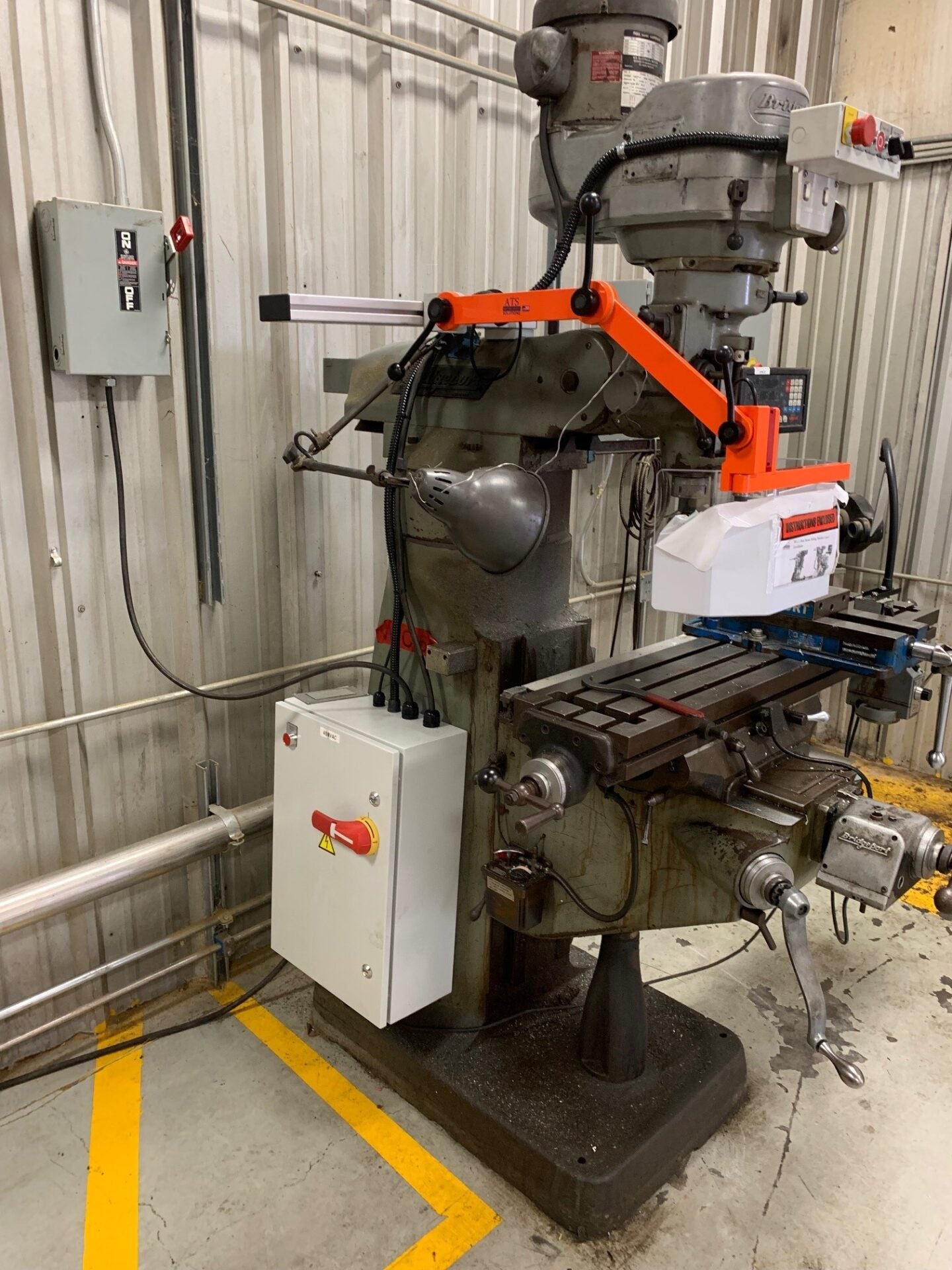 GS-105 Anti-Restart Control for Vertical Milling Machines