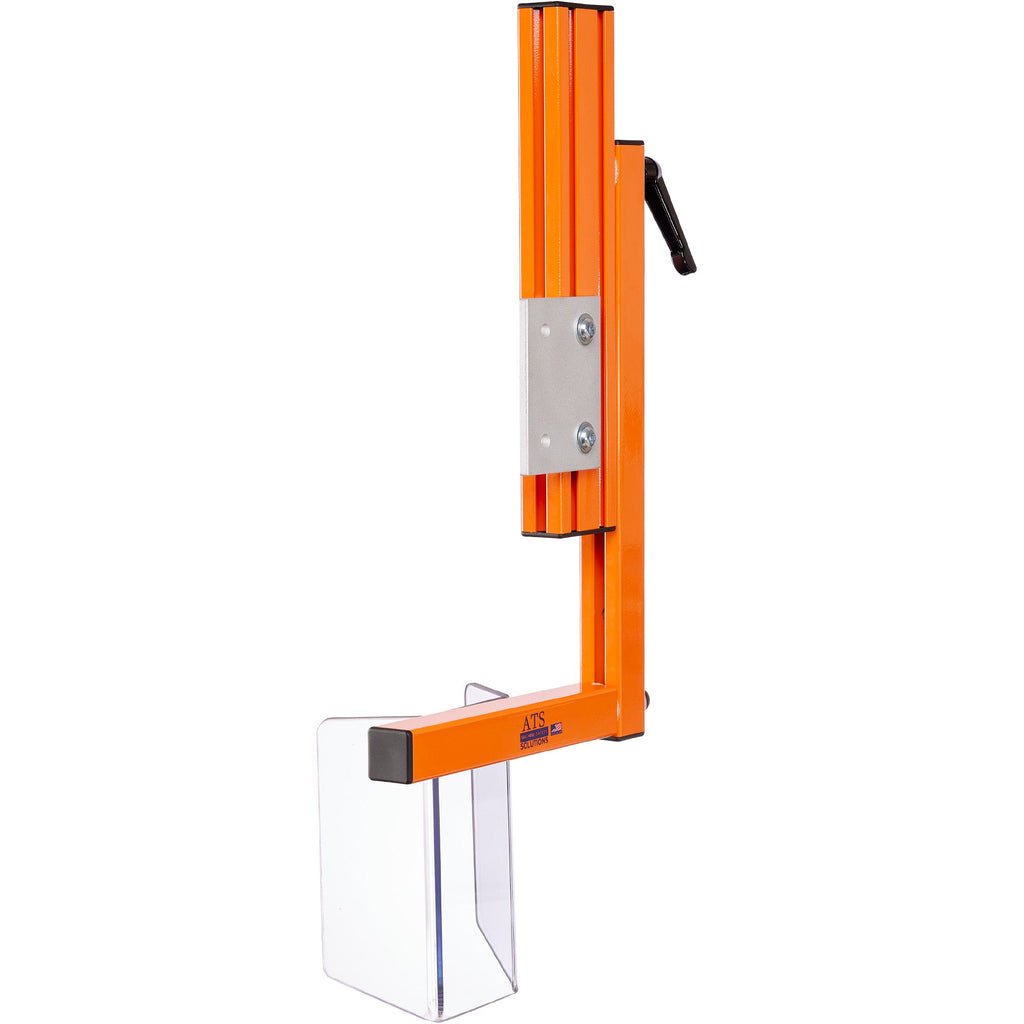 VB-ES1 vertical band saw guard — left front product view